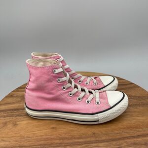 Converse Chuck Taylor All Star Hi Shoes Womens Size 7 Pink Casual Skate Walking
